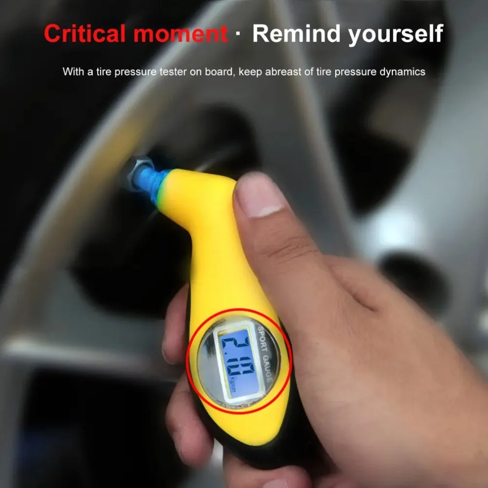LCD Electronic Tire Pressure Gauge Meter 0-150 PSI Backlight Tyre Manometer Barometers Tester Tool for Auto Car Motorcycle
LCD Electronic Tire Pressure Gauge Meter 0-150 PSI Backlight Tyre Manometer Barometers Tester Tool for Auto Car Motorcycle