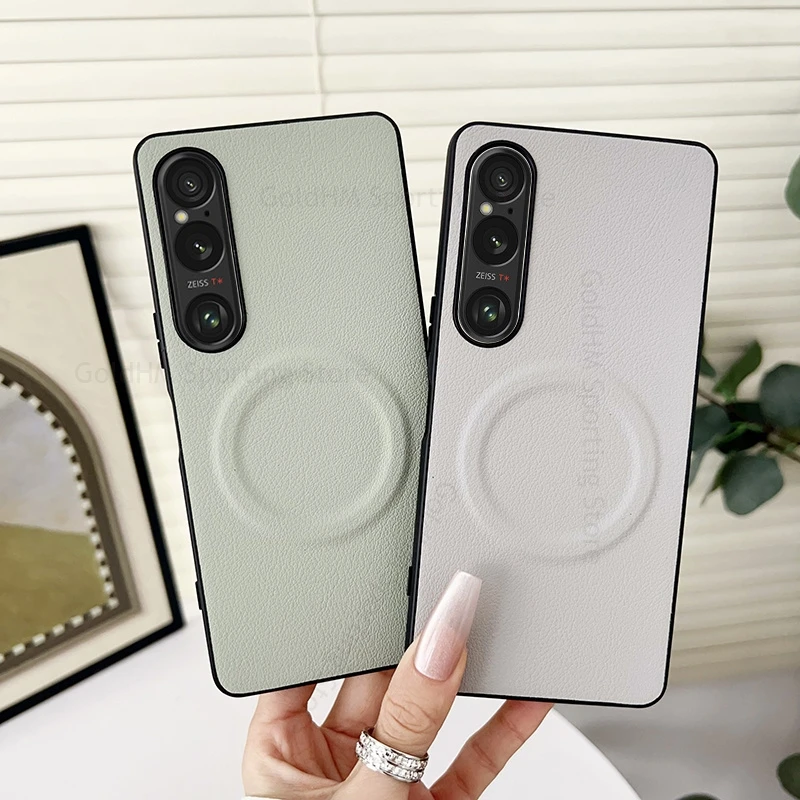 Cover For Sony Xperia 1 VII For Magsafe Soft TPU Leather Phone Case For Xperia 1 IV 10 V 5 III Wireless Charging Magnetic Cover
Cover For Sony Xperia 1 VII For Magsafe Soft TPU Leather Phone Case For Xperia 1 IV 10 V 5 III Wireless Charging Magnetic Cover