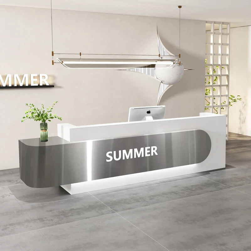 European Modern Reception Desks Beauty Unique Luxury Welcome Reception Desks Simple Curved Comptoire Accueil Trendy Furniture
European Modern Reception Desks Beauty Unique Luxury Welcome Reception Desks Simple Curved Comptoire Accueil Trendy Furniture