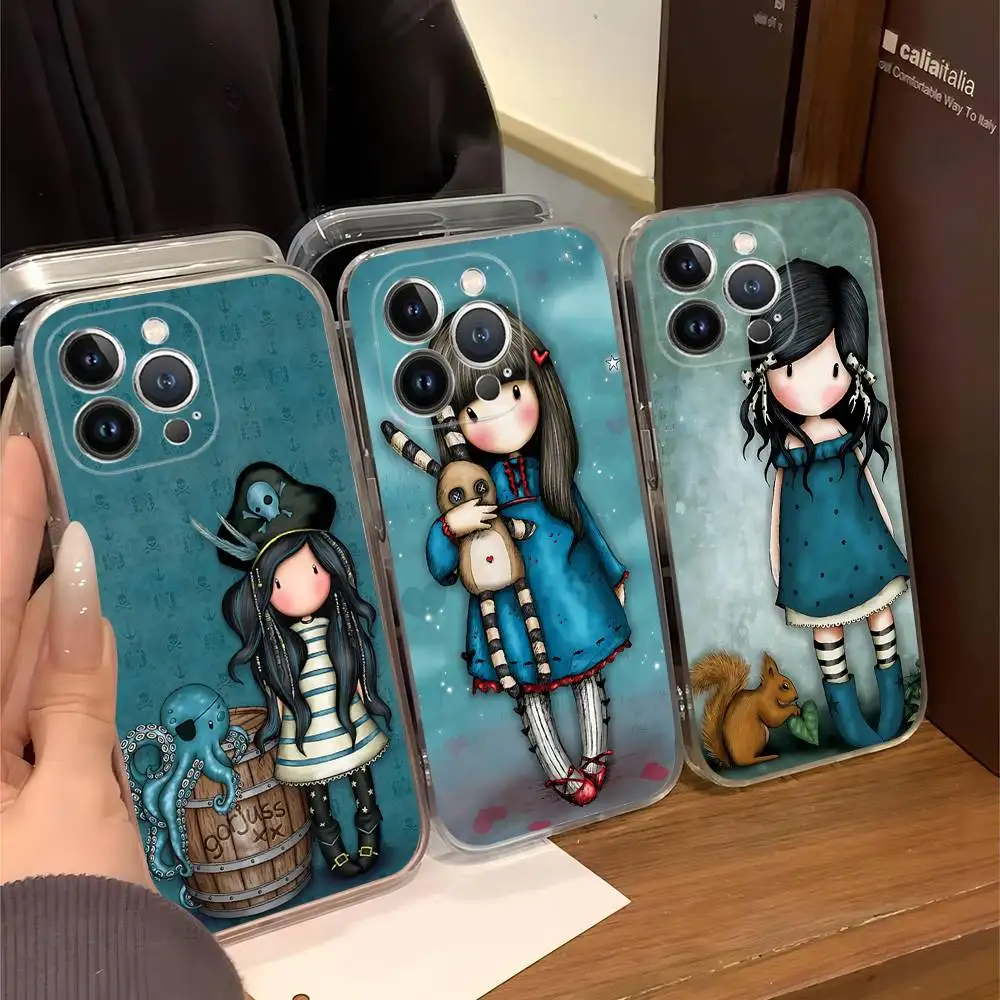 Japan Santoro G-Gorjuss For IPhone 17 16 15 14 13 12 11 Pro Max Plus Transparent Soft TPU Phone Cover
Japan Santoro G-Gorjuss For IPhone 17 16 15 14 13 12 11 Pro Max Plus Transparent Soft TPU Phone Cover