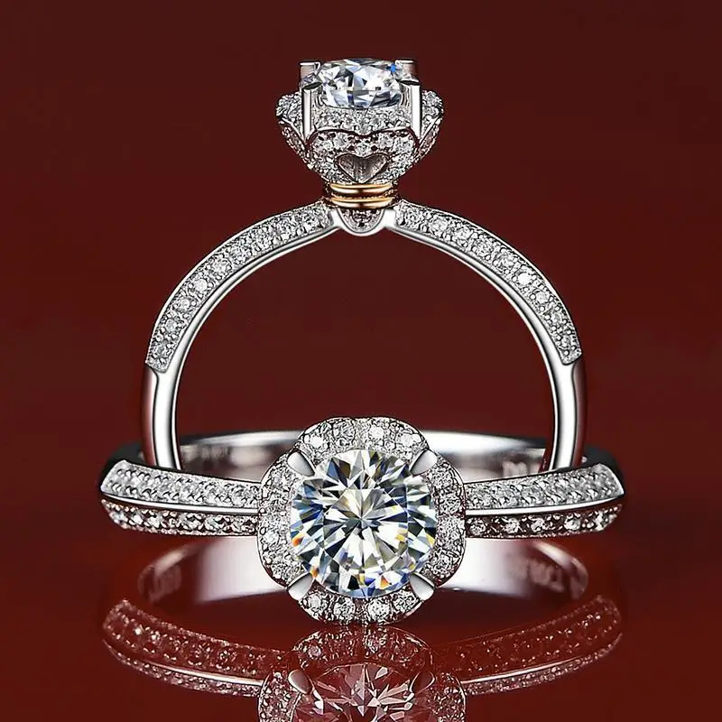 9K Au375 White Gold Bud Women Ring Moissanite Diamonds 1 2 3 4 5 Carat Round Square Wedding Party Engagement Anniversary Ring
9K Au375 White Gold Bud Women Ring Moissanite Diamonds 1 2 3 4 5 Carat Round Square Wedding Party Engagement Anniversary Ring