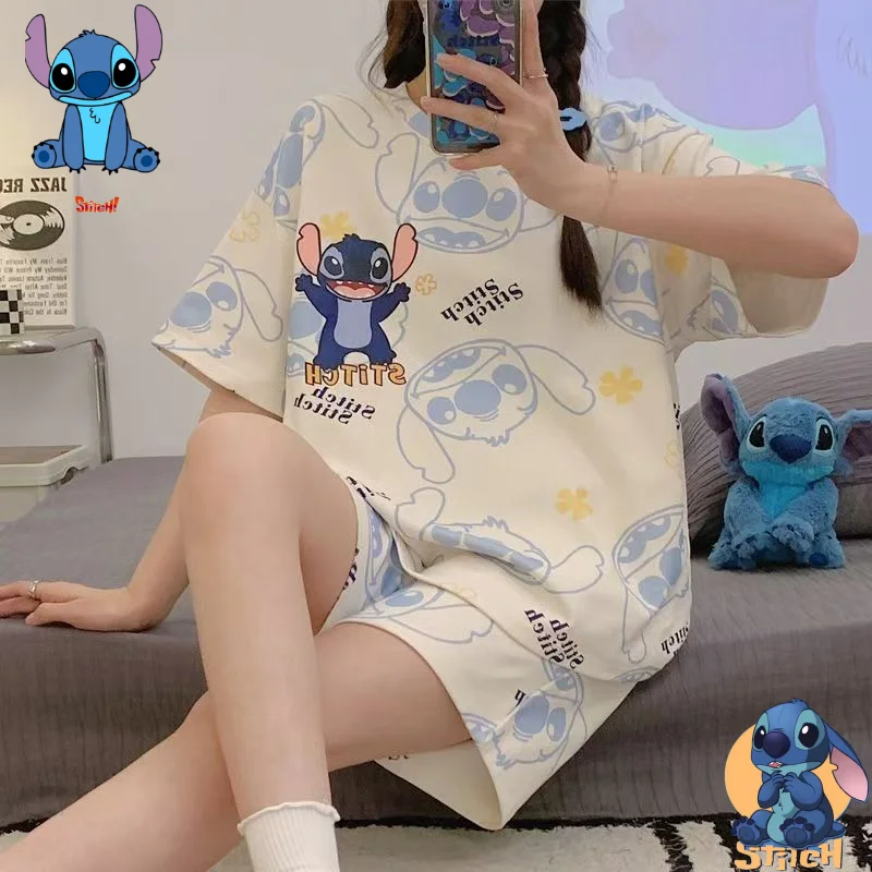 Disney Stitch модные милые креативные женские удобные мягкие и приятные для кожи шорты с короткими рукавами пижамный комплект
Disney Stitch модные милые креативные женские удобные мягкие и приятные для кожи шорты с короткими рукавами пижамный комплект