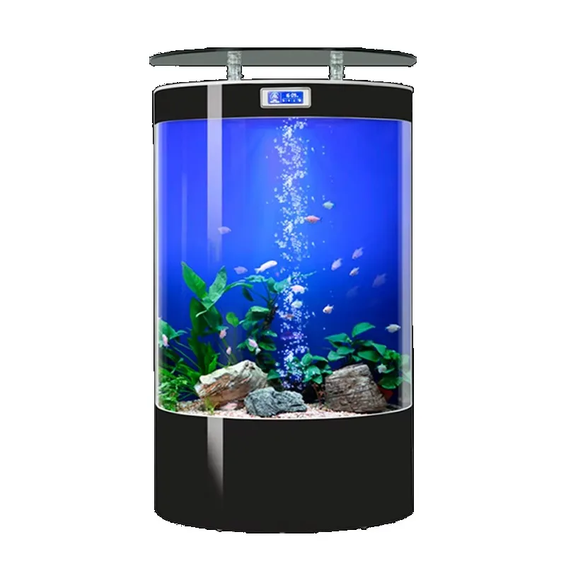 Modern Minimalist Intelligent Semi-Circular Household Goldfish Tank, Medium Glass Fish Aquarium for Living Room
Modern Minimalist Intelligent Semi-Circular Household Goldfish Tank, Medium Glass Fish Aquarium for Living Room