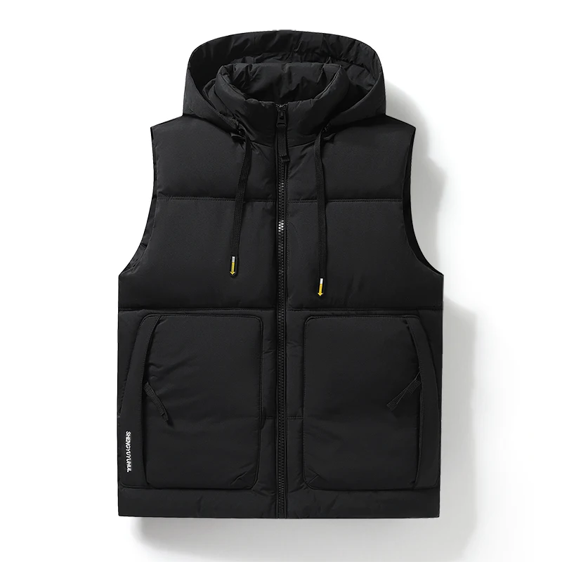 Куртка с хлопковой подкладкой и капюшоном, жилет, мужское толстое теплое пальто на осень и зиму, новый модный тренд, универсальный жилет, жилет без рукавов
Куртка с хлопковой подкладкой и капюшоном, жилет, мужское толстое теплое пальто на осень и зиму, новый модный тренд, универсальный жилет, жилет без рукавов