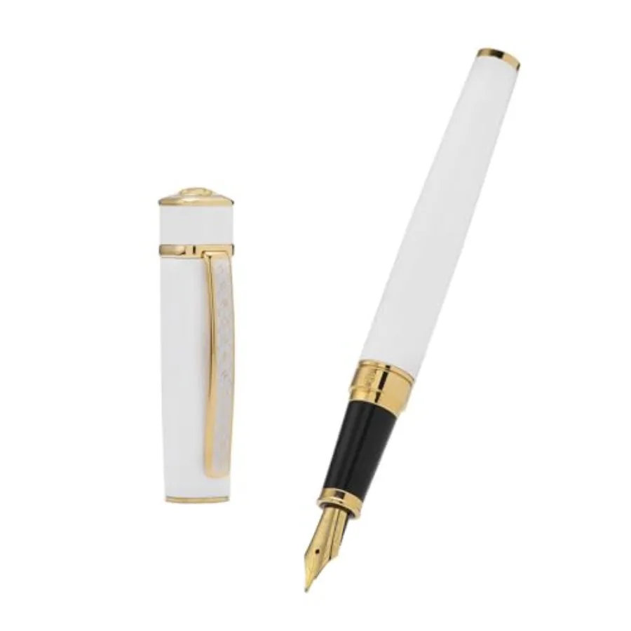 Fountain Pen Fine Point Ink Pen Gold Nib Extra Fine Refillable Color Luxury Best Pen Gift Set for Men and Women Professional Ex
Fountain Pen Fine Point Ink Pen Gold Nib Extra Fine Refillable Color Luxury Best Pen Gift Set for Men and Women Professional Ex