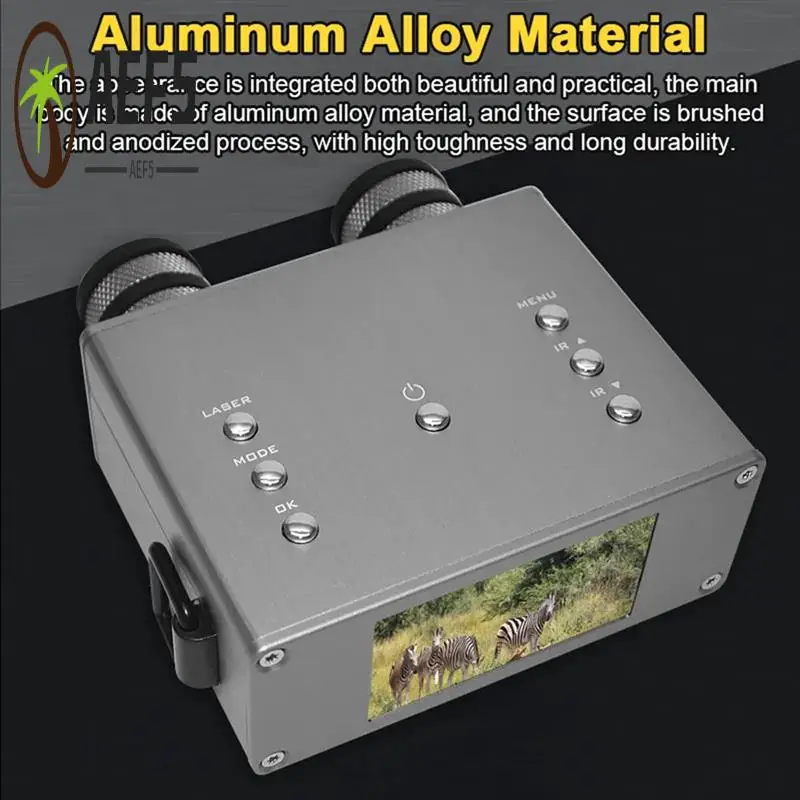 AEF5-4K Digital Infrared Night-Visions 600M Full-Dark Viewing Day Night 8X Binoculars For Outdoor Camping Observation(Black) Dur 
AEF5-4K Digital Infrared Night-Visions 600M Full-Dark Viewing Day Night 8X Binoculars For Outdoor Camping Observation(Black) Dur