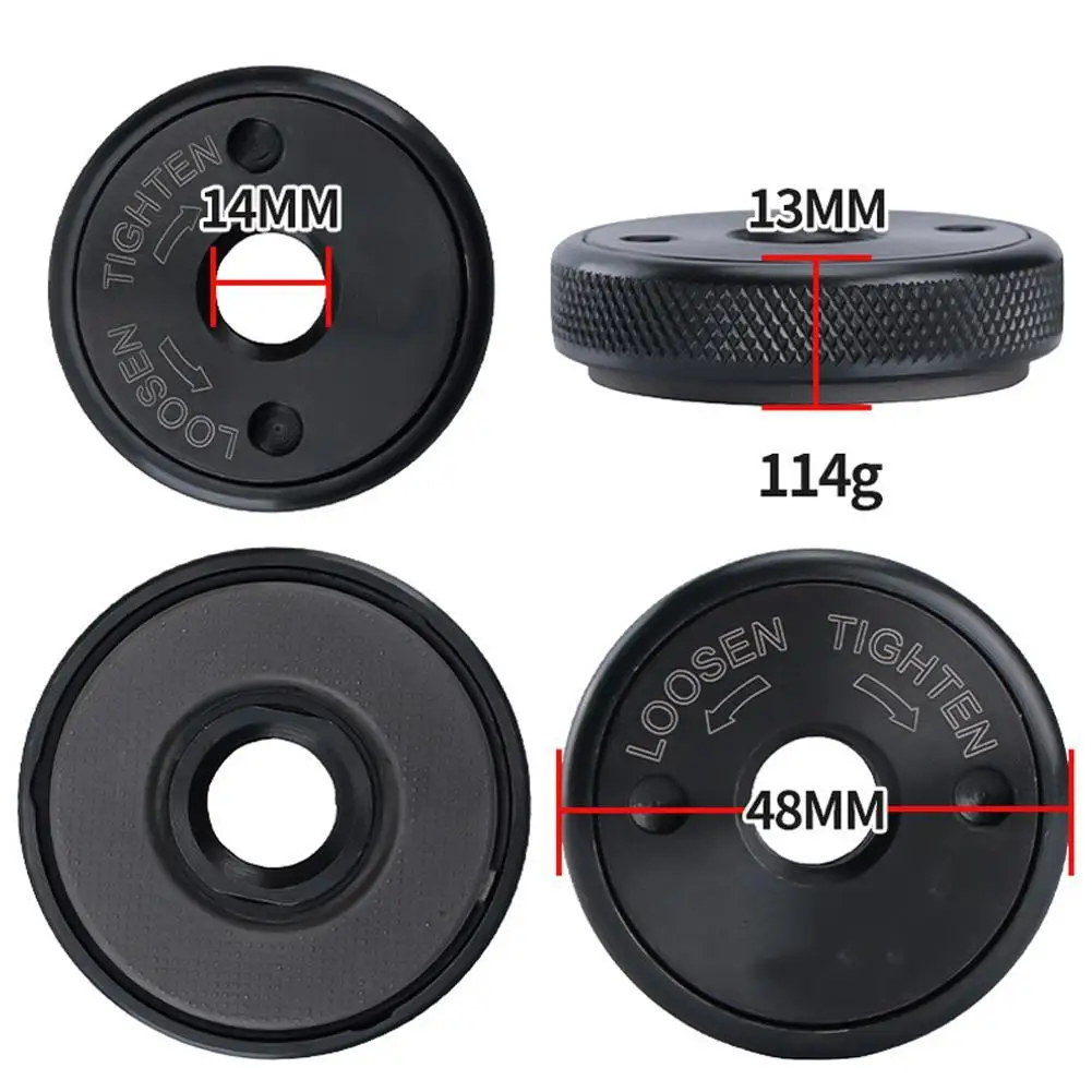 Angle Grinder Flange Nut M14 Thread Inner Outer Quick Release Locking Nut Replace Power Chuck Tools Parts
Angle Grinder Flange Nut M14 Thread Inner Outer Quick Release Locking Nut Replace Power Chuck Tools Parts