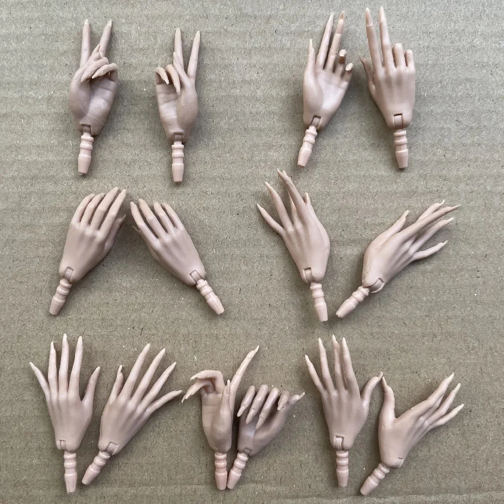MENGF Long Nail Hands DIY Doll Accessories Pink Beige Pink Red Blue 7 Gestures Personality Nail Decorations for Dolls
MENGF Long Nail Hands DIY Doll Accessories Pink Beige Pink Red Blue 7 Gestures Personality Nail Decorations for Dolls