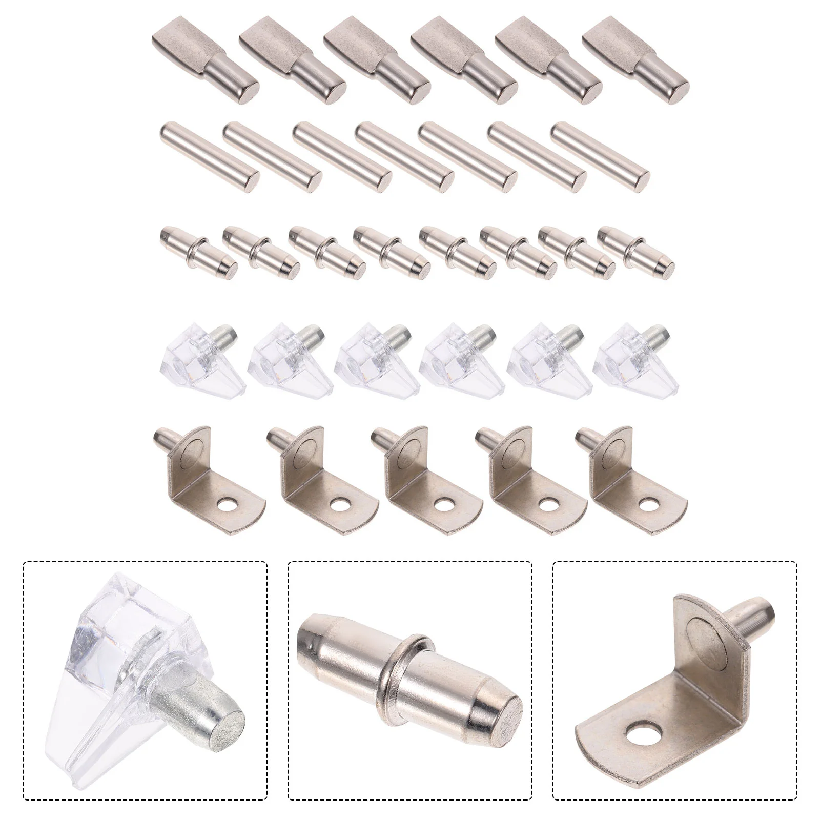 Shelf Board Bracket Closet Partition Fixed Accessories Kitchen Silver Plastic Shelves
Shelf Board Bracket Closet Partition Fixed Accessories Kitchen Silver Plastic Shelves