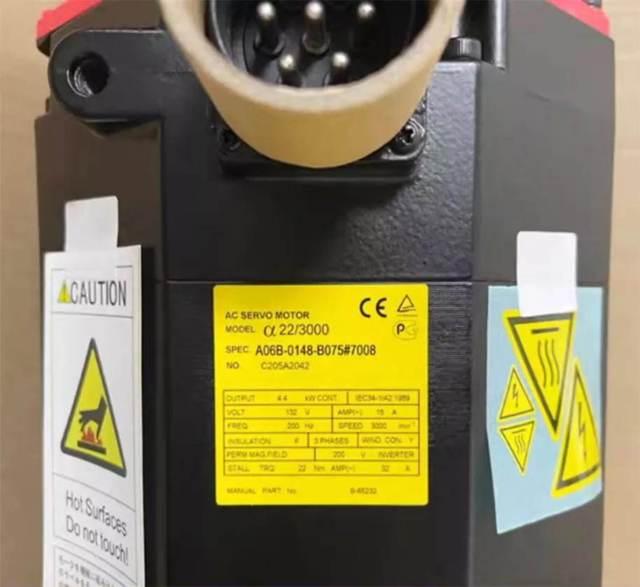 Совершенно новый A06B-0148-B075 A06B-0148-B075 # 7075 Гарантия один год
Совершенно новый A06B-0148-B075 A06B-0148-B075 # 7075 Гарантия один год