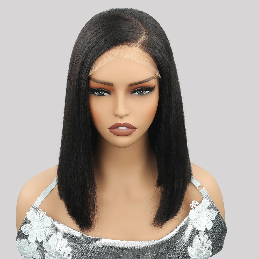 Glueless Bone Straight Short Bob 5x5 Lace Frontal 100% Human Hair Wigs Shaving one's head Straight Lace Front Human Hair Wigs
Glueless Bone Straight Short Bob 5x5 Lace Frontal 100% Human Hair Wigs Shaving one's head Straight Lace Front Human Hair Wigs