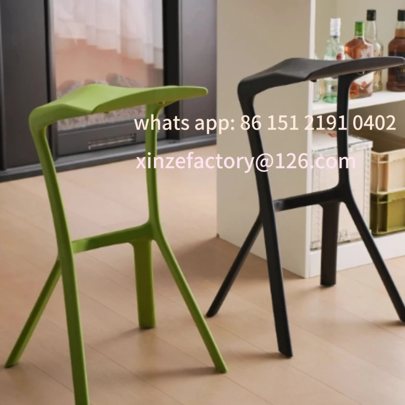 Customizable High Bar Stool with Eco-Friendly PP Backrest Geometric Design Durable Plastic Kitchen Chair for
Customizable High Bar Stool with Eco-Friendly PP Backrest Geometric Design Durable Plastic Kitchen Chair for