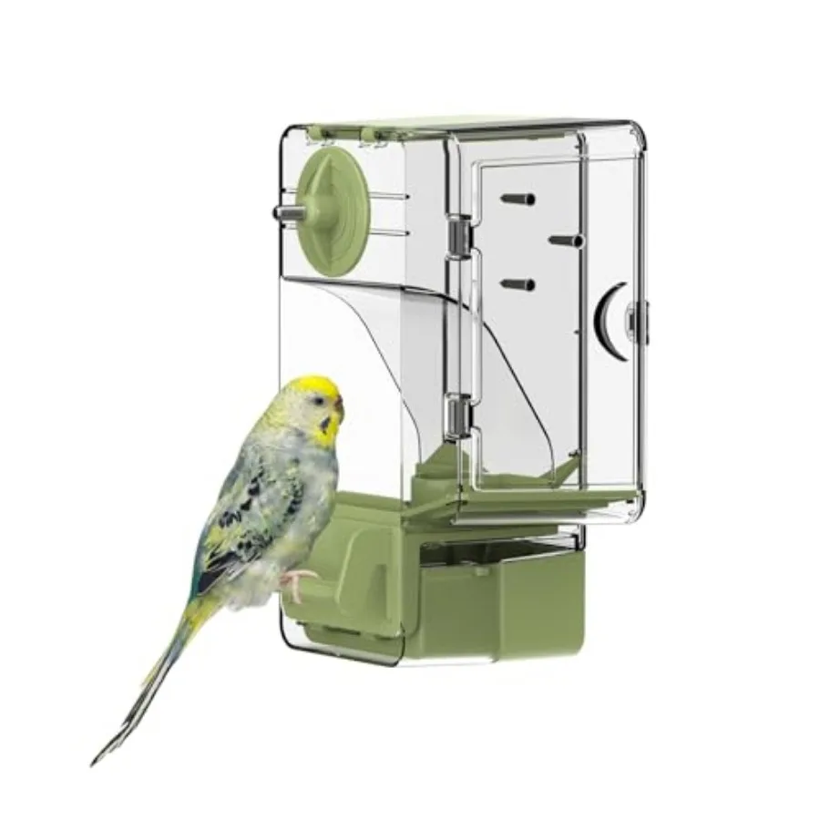 Automatic Bird Feeder, Bird Cage Feeder with Perch Multi-Functional Holder for Fruits Vegetables for Parakeet Canary Cockatiel
Automatic Bird Feeder, Bird Cage Feeder with Perch Multi-Functional Holder for Fruits Vegetables for Parakeet Canary Cockatiel