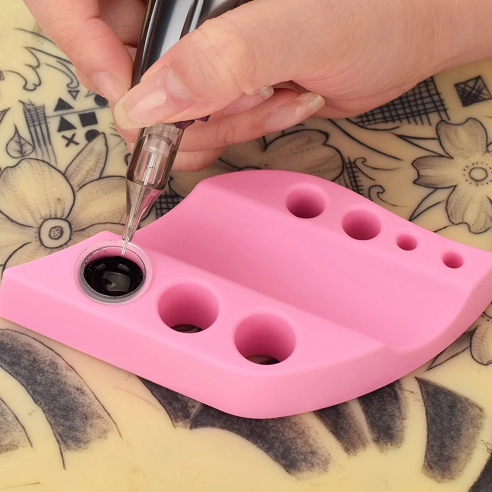 Tattoos Pigment Cup Holder Silicone Ink Tray Multi-Hole Stand for Tattoo Color Cups Pens Machine Studio Use Ink Cup Holder Stand
Tattoos Pigment Cup Holder Silicone Ink Tray Multi-Hole Stand for Tattoo Color Cups Pens Machine Studio Use Ink Cup Holder Stand