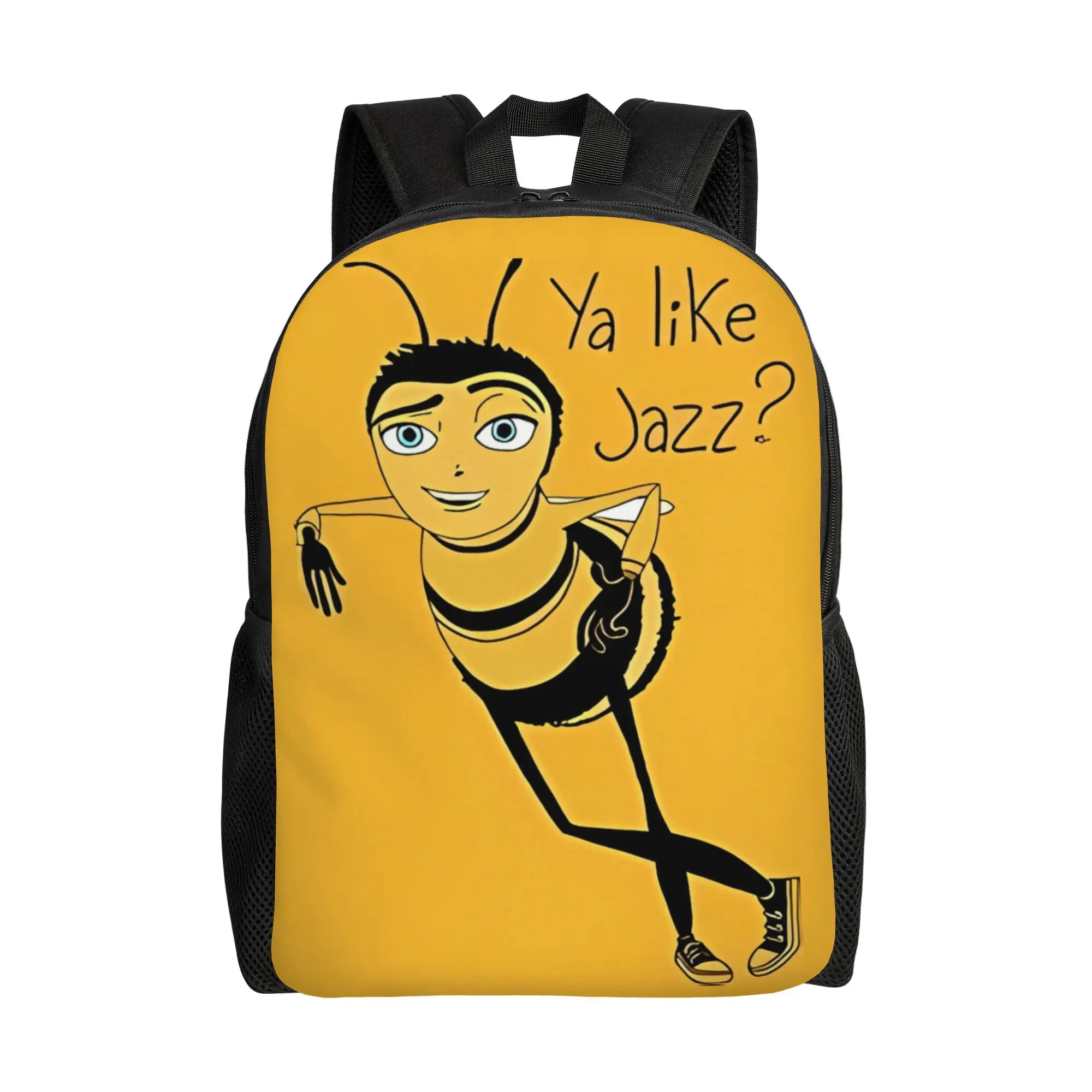 Back to school season Retro Washable Ya Like Jazz Quote Knapsack Bee Movie Male Lady Backpack
Back to school season Retro Washable Ya Like Jazz Quote Knapsack Bee Movie Male Lady Backpack