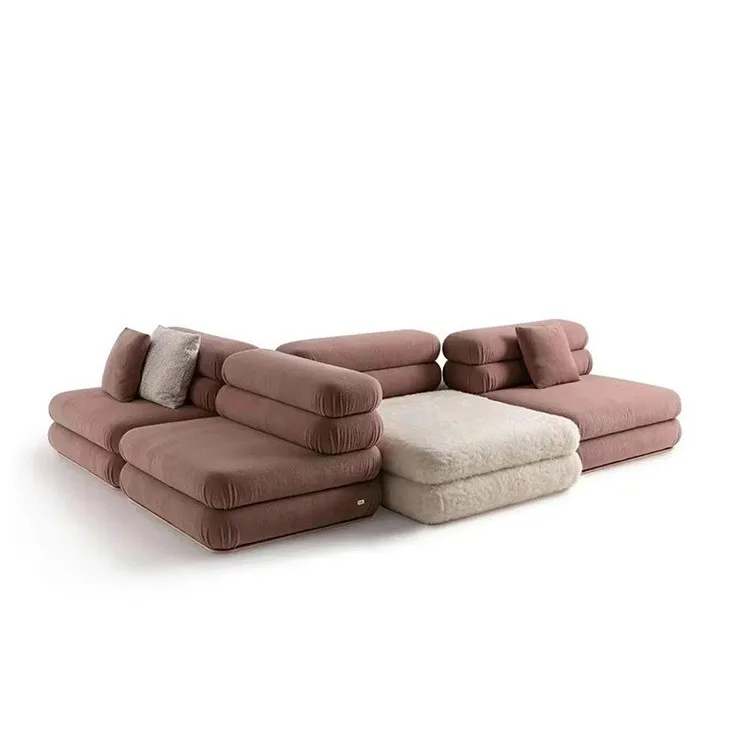 Free combination stacked fabric sofa
Free combination stacked fabric sofa