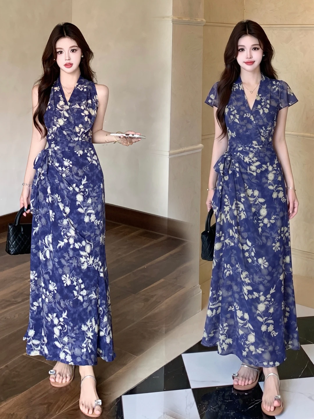 plus Size Floral Print Short Sleeve Women's Dress Summer New Style Waist Cinched Fish Tail Skirt Korean Style Commute Wind
plus Size Floral Print Short Sleeve Women's Dress Summer New Style Waist Cinched Fish Tail Skirt Korean Style Commute Wind
