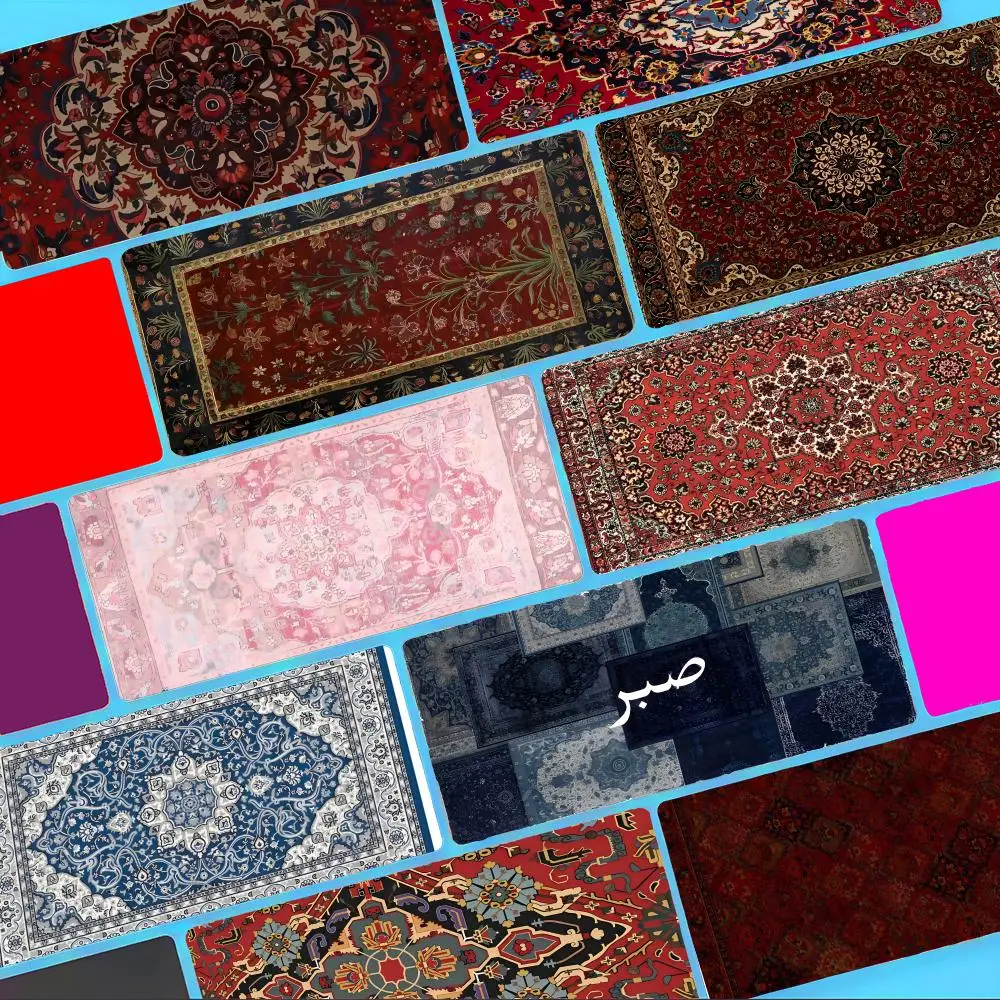 Persian carpet Traditional handwoven Mouse Pad Non-Slip Large Desk Mat Thick Stitched Edge Gaming Mousepad
Persian carpet Traditional handwoven Mouse Pad Non-Slip Large Desk Mat Thick Stitched Edge Gaming Mousepad