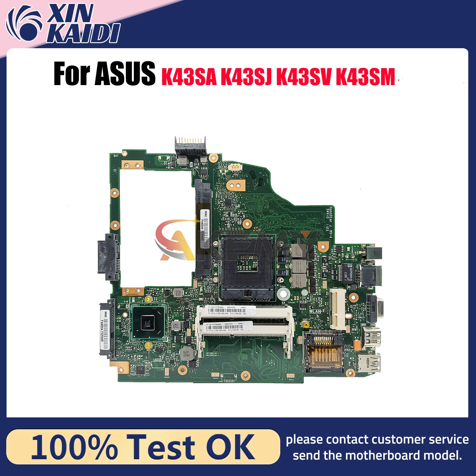 K43SA Laptop Motherboard For ASUS A43S K43SV K43SM K43SD K43S K43SJ X43S Notebook Mainboard in stock 100% tests OK fast shipping
K43SA Laptop Motherboard For ASUS A43S K43SV K43SM K43SD K43S K43SJ X43S Notebook Mainboard in stock 100% tests OK fast shipping