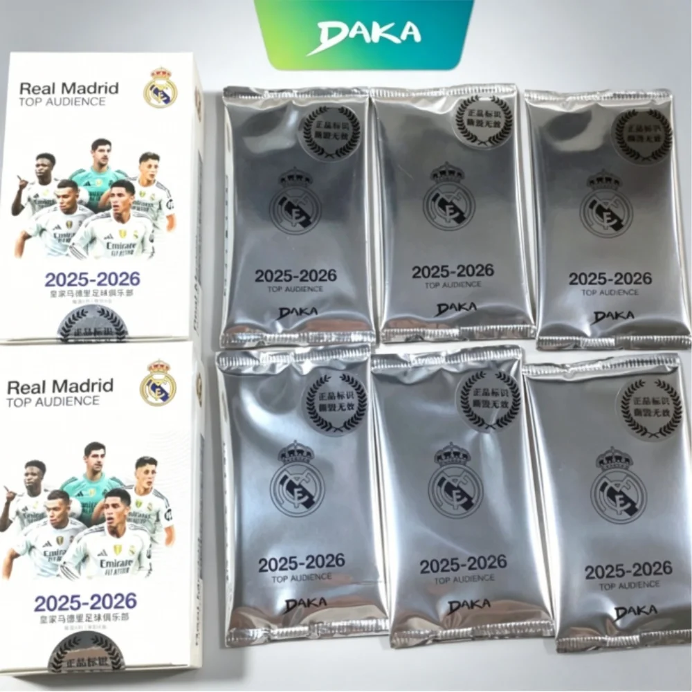 2025-26 Daka Collection Card Bellingham Mbappe Rodrygo Real Madrid Top Audience Football Star Player Trading Cards Gift
2025-26 Daka Collection Card Bellingham Mbappe Rodrygo Real Madrid Top Audience Football Star Player Trading Cards Gift
