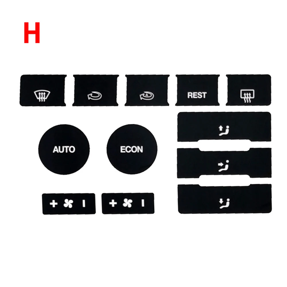 Front Steering AC Glass Button Repair Kit Decals Sticker High Quality Matte Black Auto Accessories Tools
Front Steering AC Glass Button Repair Kit Decals Sticker High Quality Matte Black Auto Accessories Tools