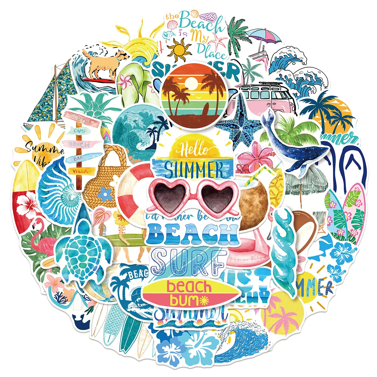 10/50PCS Summer Beach Surfing Paint Graffiti Stickers Little Fresh Sticker for Computer Notebook Stationery DIY Toys Secret
10/50PCS Summer Beach Surfing Paint Graffiti Stickers Little Fresh Sticker for Computer Notebook Stationery DIY Toys Secret