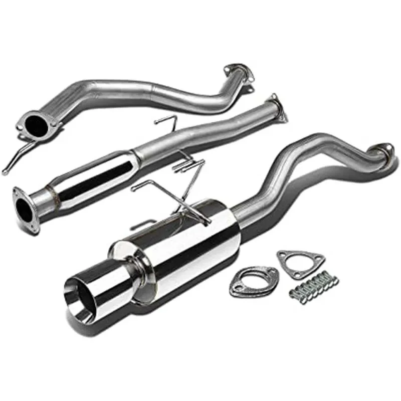 4 Inch Tip Performance Catback Exhaust System, Sport Rear Exhaust Assembly, Fit 1992-2000 Compact Compact Hatchback Sedan
4 Inch Tip Performance Catback Exhaust System, Sport Rear Exhaust Assembly, Fit 1992-2000 Compact Compact Hatchback Sedan