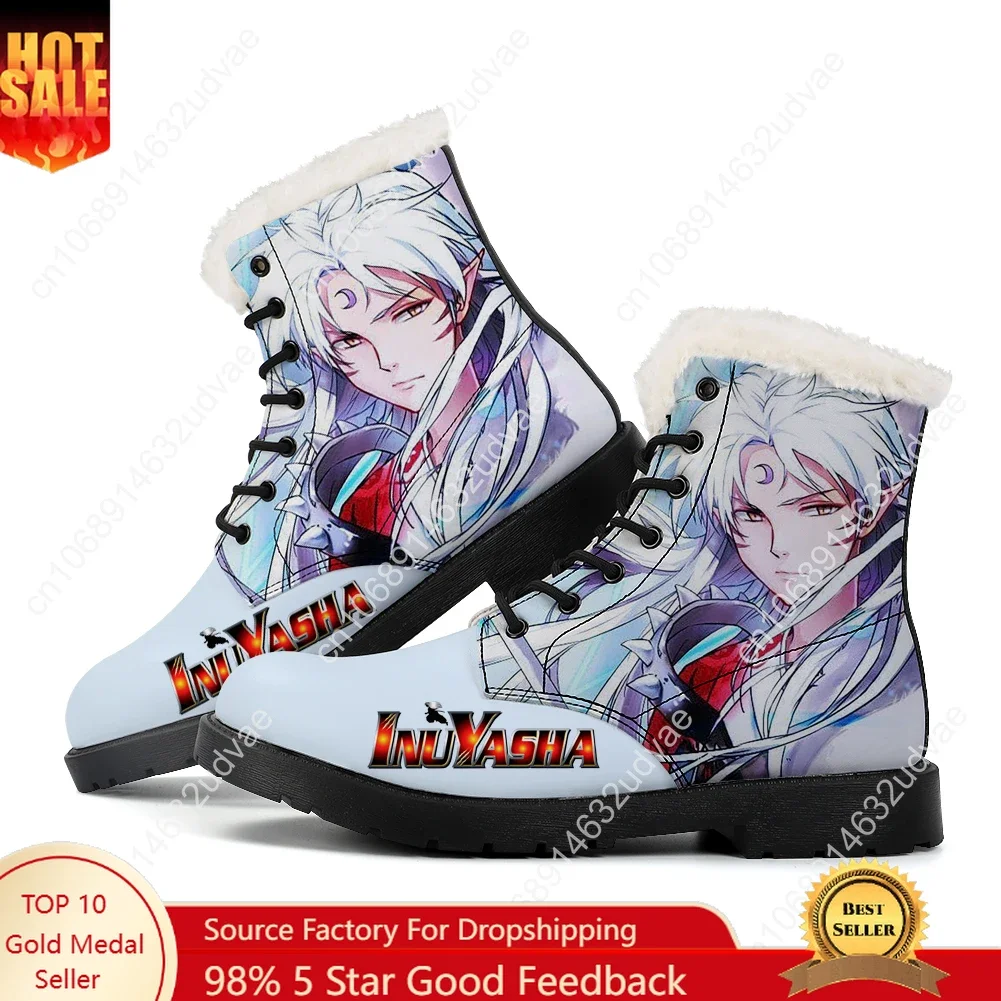 Inuyasha Sesshomaru Plush Boots Mens Womens Teenager Shoes Casual Boot Outdoor Light High Quality Print on Demand Customize Shoe
Inuyasha Sesshomaru Plush Boots Mens Womens Teenager Shoes Casual Boot Outdoor Light High Quality Print on Demand Customize Shoe