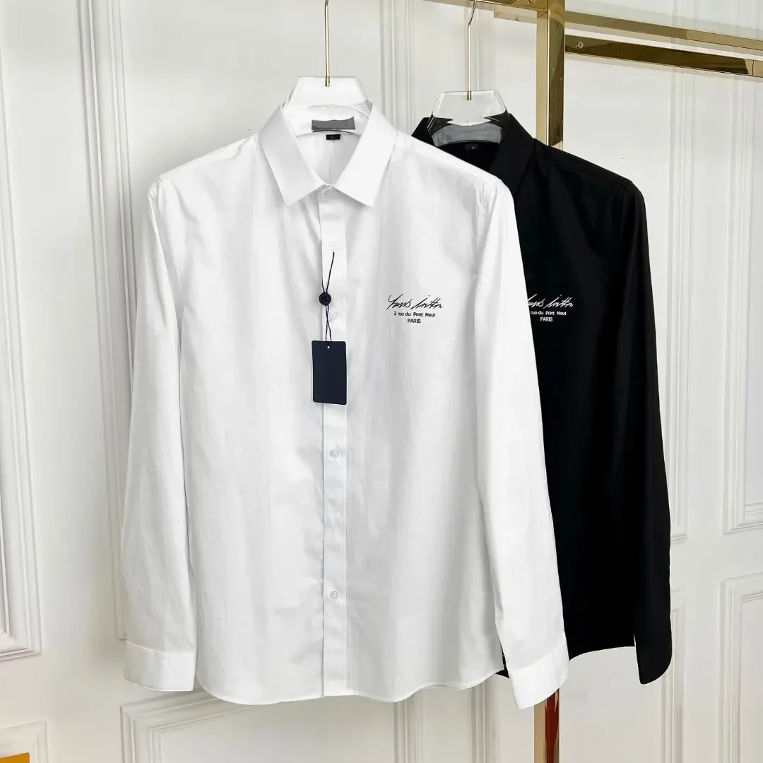 Mens Designer Shirts Brand Clothing Men Long Sleeve Dress Shirt Hip Hop Style High Quality Cotton Tops 16376
Mens Designer Shirts Brand Clothing Men Long Sleeve Dress Shirt Hip Hop Style High Quality Cotton Tops 16376
