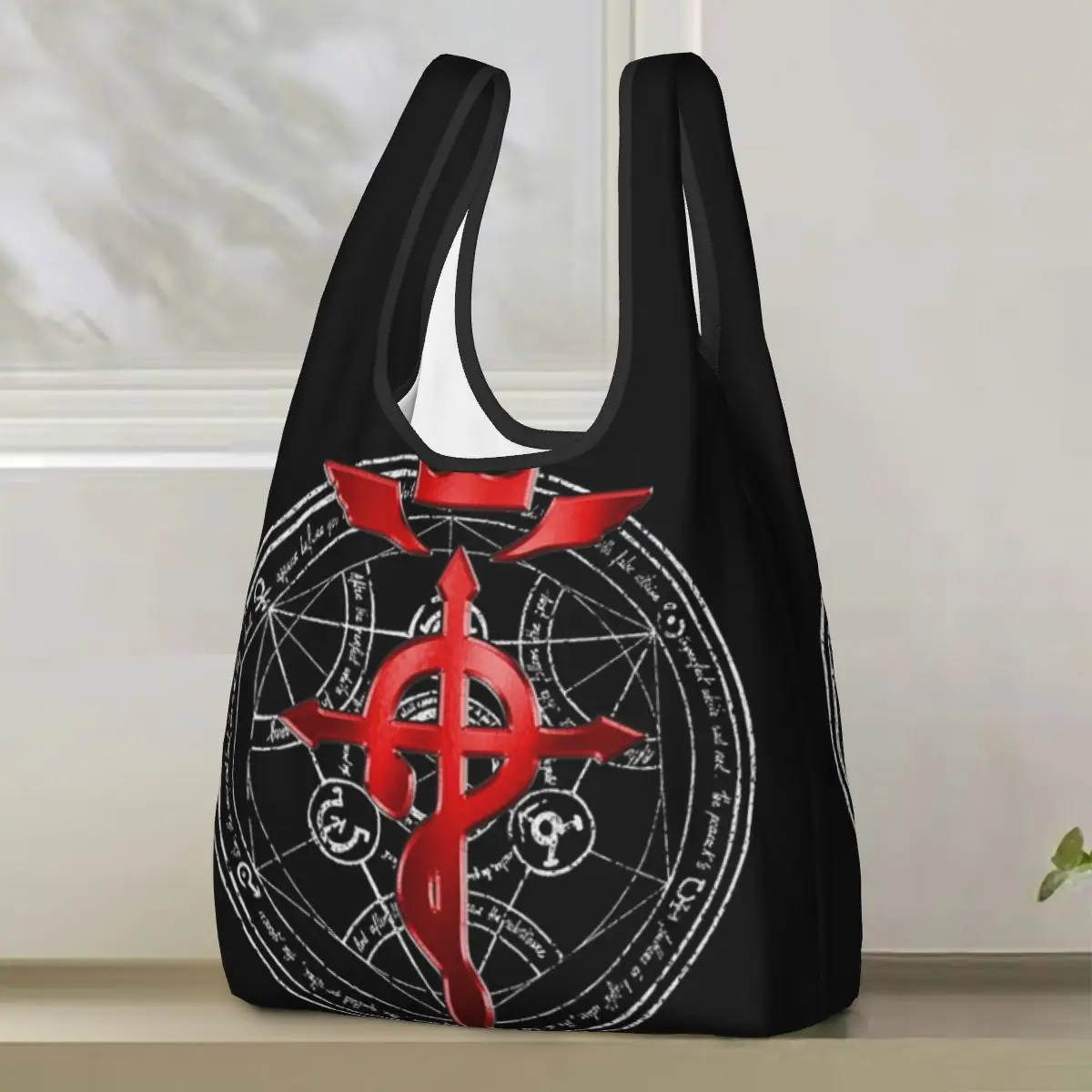 Стальной алхимик, символ переладки, сумка для покупок, портативные сумки-тоут, многоразовая сумка-шоппер на плечо, продуктовая сумка
Стальной алхимик, символ переладки, сумка для покупок, портативные сумки-тоут, многоразовая сумка-шоппер на плечо, продуктовая сумка