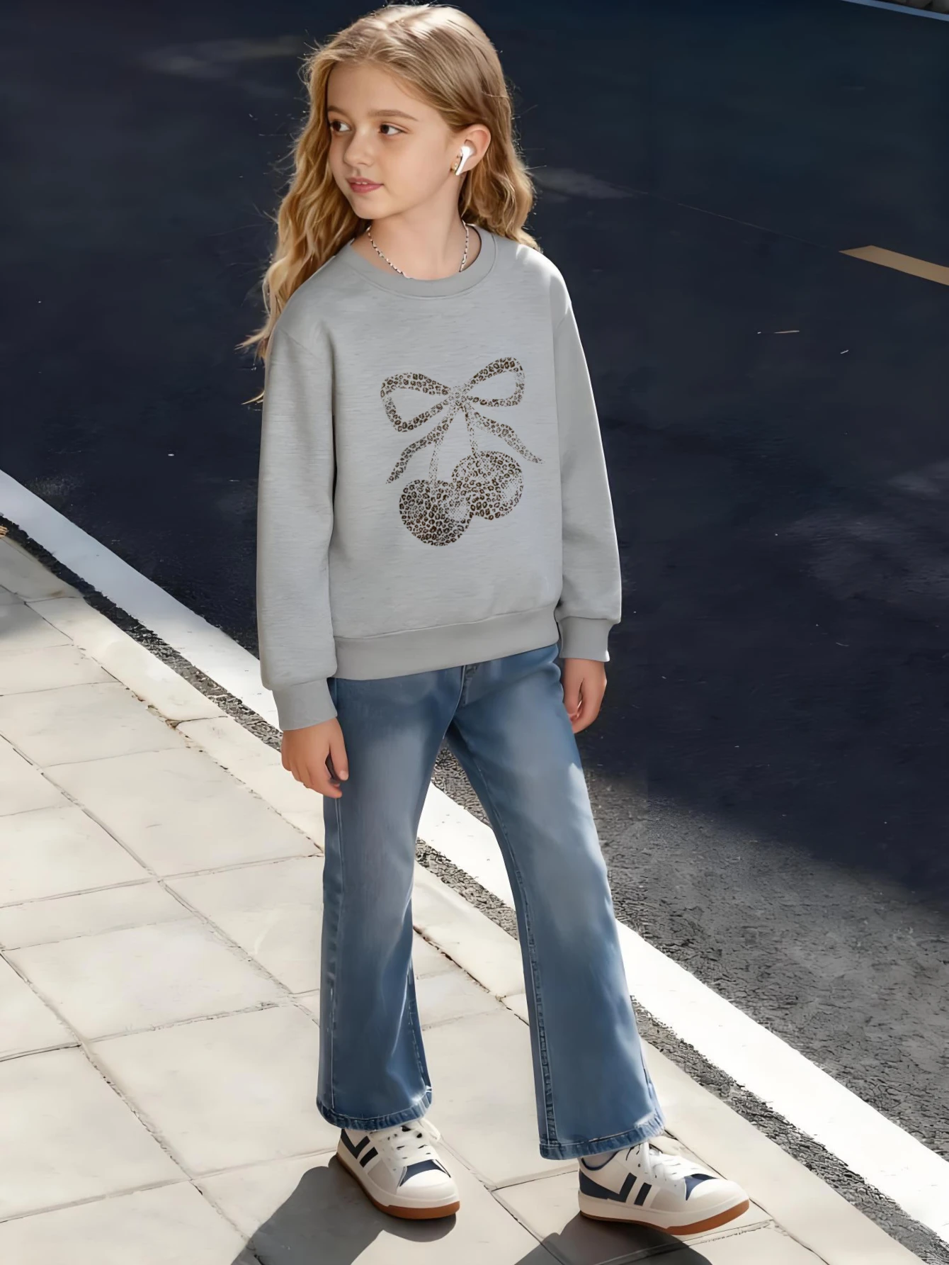 Kids Children's Cotton Sweatshirt Leopard Print Cherry with Bow Pattern for Boys Girls Edgy Kawaii Fashion
Kids Children's Cotton Sweatshirt Leopard Print Cherry with Bow Pattern for Boys Girls Edgy Kawaii Fashion
