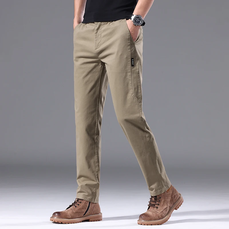 Men's Business Fashion Casual Pants 2024 New Autumn Khaki Black Gray Straight Slim Versatile Elastic Waist Trousers Men
Men's Business Fashion Casual Pants 2024 New Autumn Khaki Black Gray Straight Slim Versatile Elastic Waist Trousers Men