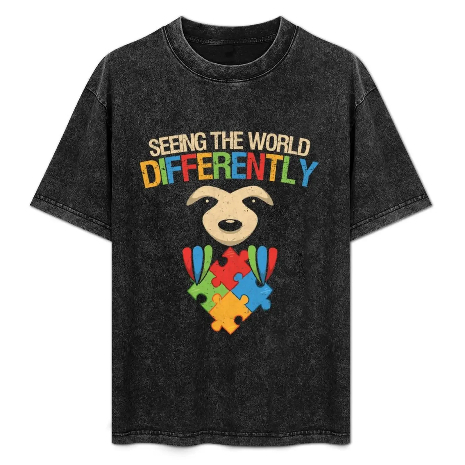 Seeing The World Differently Autism Awareness Sloth T-Shirt anime t shirts for man man graphic t shirt T-Shirt 
Seeing The World Differently Autism Awareness Sloth T-Shirt anime t shirts for man man graphic t shirt T-Shirt