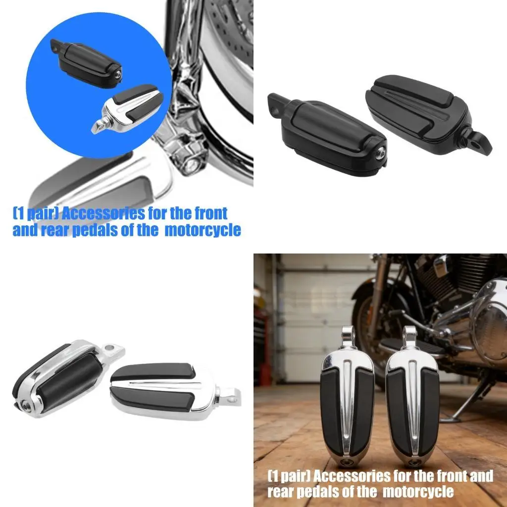 Universal Foot Pegs 360 Front Rear Aluminum Rubber Motorcycle Footrest Pedals X37F
Universal Foot Pegs 360 Front Rear Aluminum Rubber Motorcycle Footrest Pedals X37F