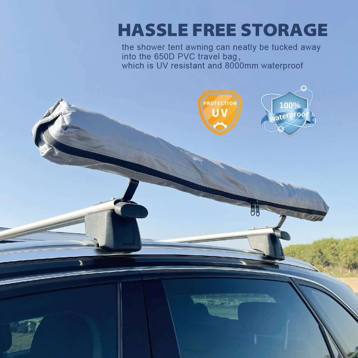 Awnlux Outdoor Overland Bathroom Tent Sun Car Side Camping Vehicle System Shower Tent Room For Truck Van
Awnlux Outdoor Overland Bathroom Tent Sun Car Side Camping Vehicle System Shower Tent Room For Truck Van