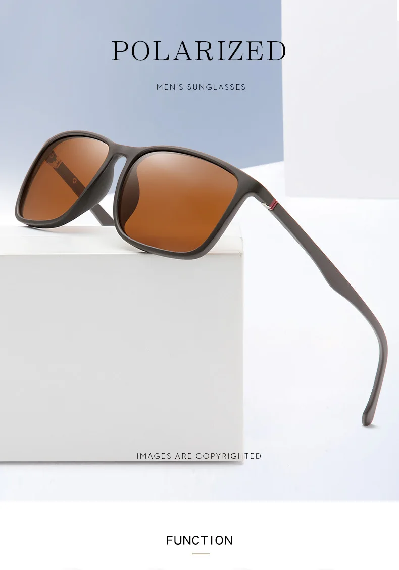 Kwadratowe spolaryzowane okulary mężczyźni Anti Glare Minus Tea Lens 21 S51dbb2d2d0be42ce9f10da75a1ed7388y
