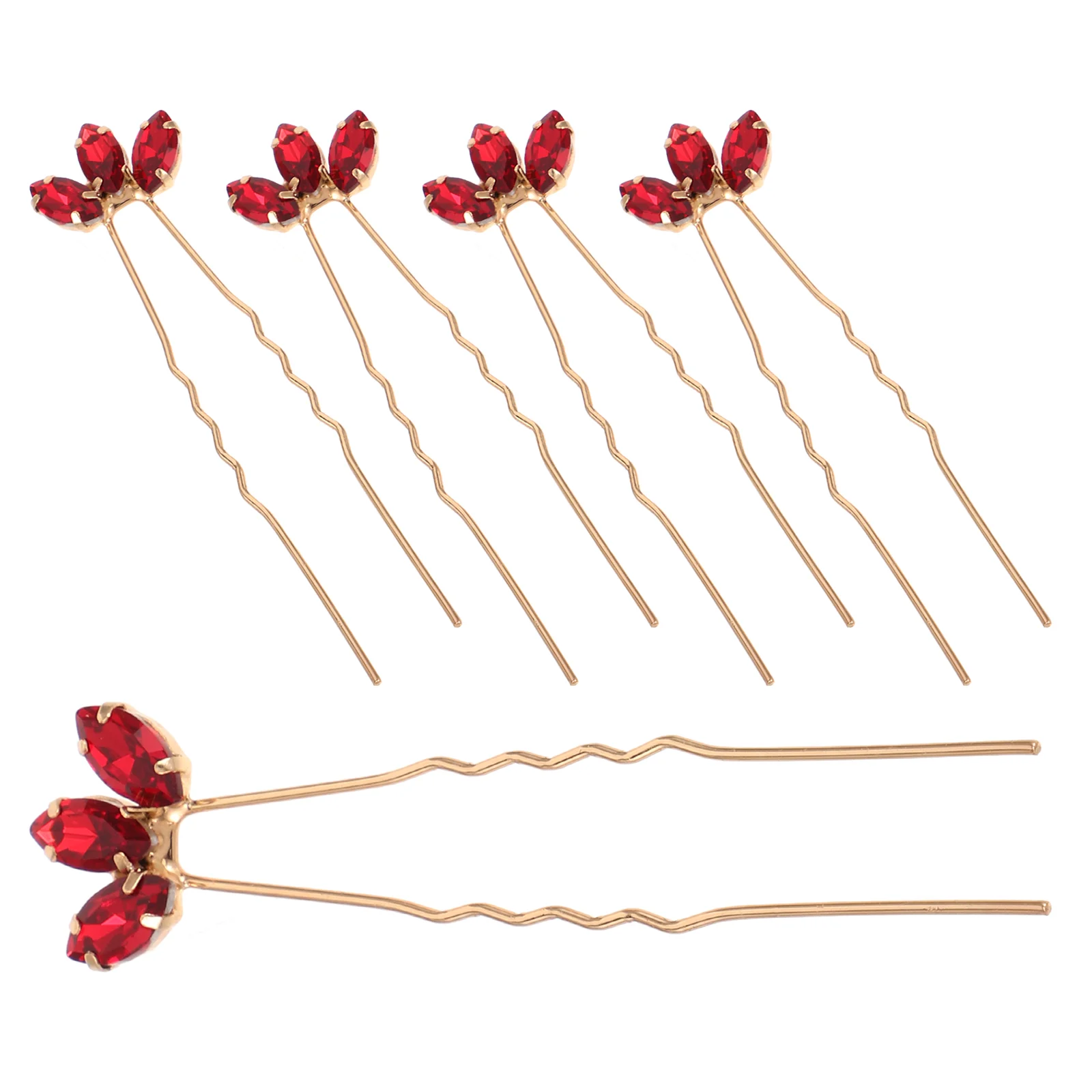 5 Pcs U-shaped Hairpin Red Pins Prom Accessories Rhinestone Burgundy European and American Rhinestones Bobby
5 Pcs U-shaped Hairpin Red Pins Prom Accessories Rhinestone Burgundy European and American Rhinestones Bobby