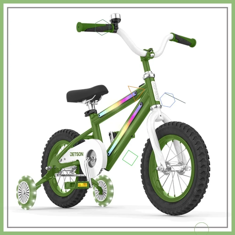 Kids' Light-Up Bike, LED Frame, 3 Light Modes, Unisex
Kids' Light-Up Bike, LED Frame, 3 Light Modes, Unisex