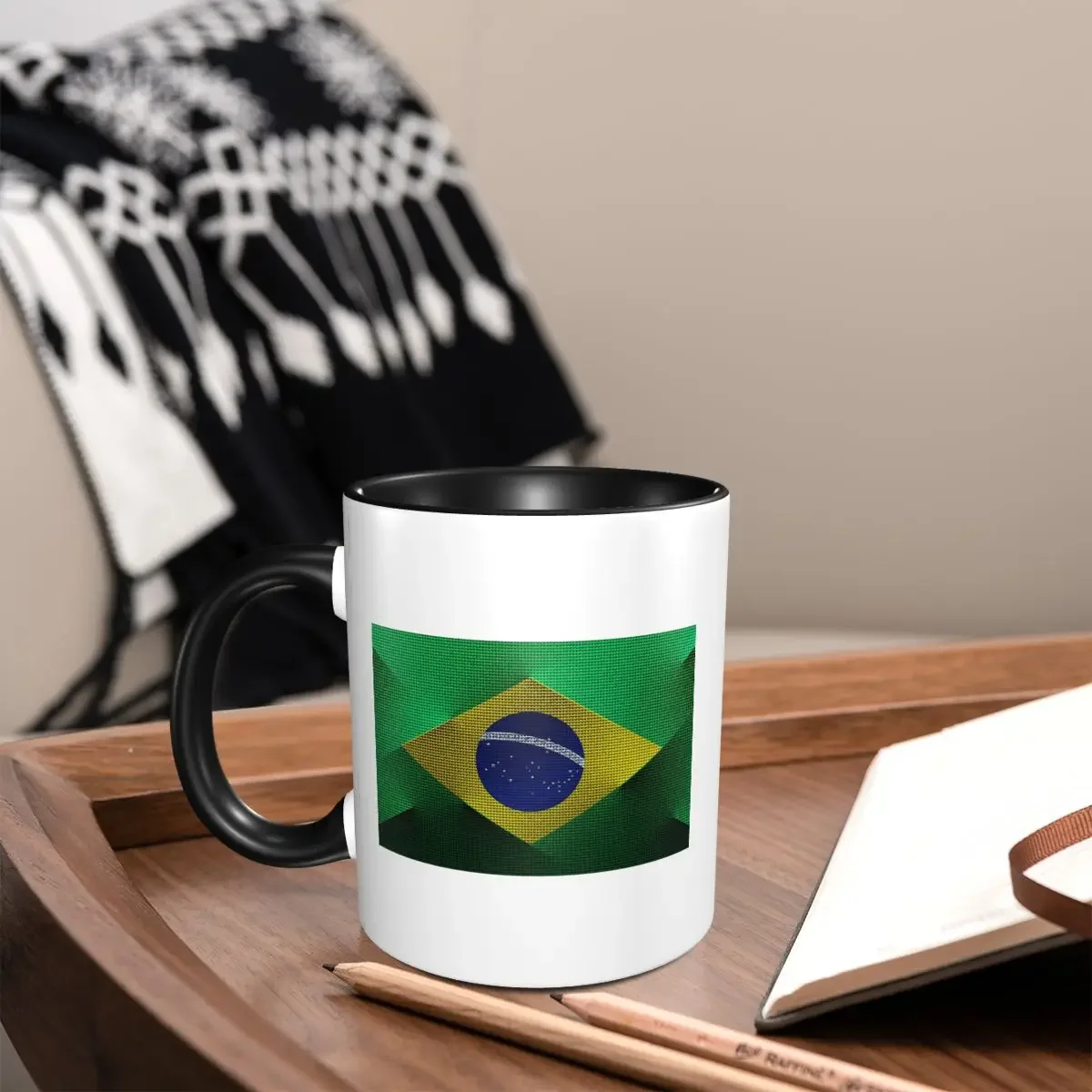 Brazil Flag Mug Funny Ceramic Coffee Cups Tea Mugs Milk Cup Drinkware Gift for Friends
Brazil Flag Mug Funny Ceramic Coffee Cups Tea Mugs Milk Cup Drinkware Gift for Friends