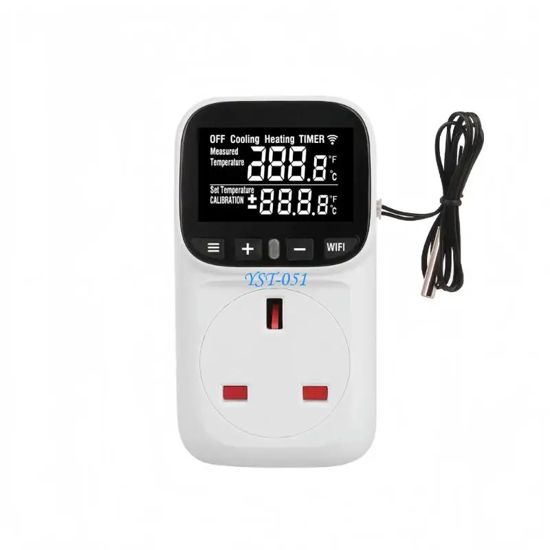 E15A Smarted Plugs With Temperature Control And Night Light for Home Appliances
E15A Smarted Plugs With Temperature Control And Night Light for Home Appliances