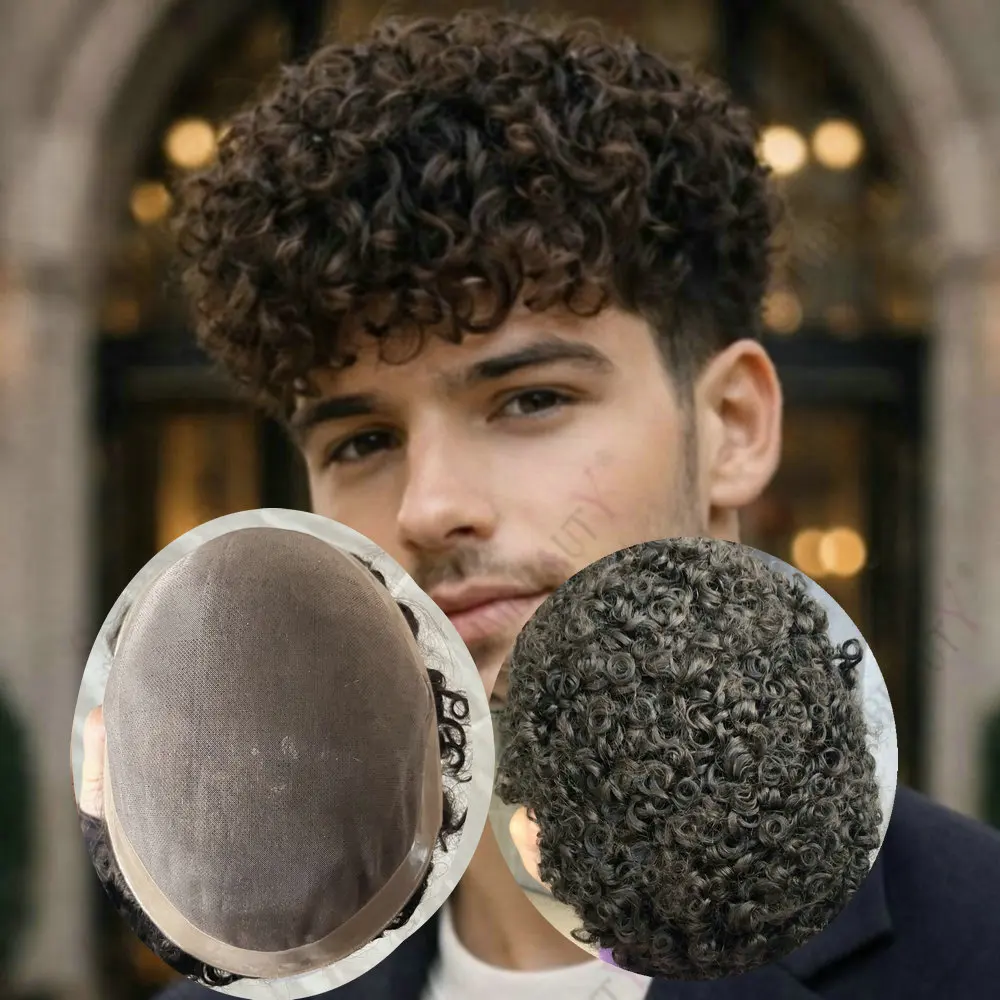 15mm Kinky Curly Afro Men's Toupee Natural Hairline Undetectable Mono NPU Base Human Hair 18mm/20mm Hairpieces for Black Men
15mm Kinky Curly Afro Men's Toupee Natural Hairline Undetectable Mono NPU Base Human Hair 18mm/20mm Hairpieces for Black Men