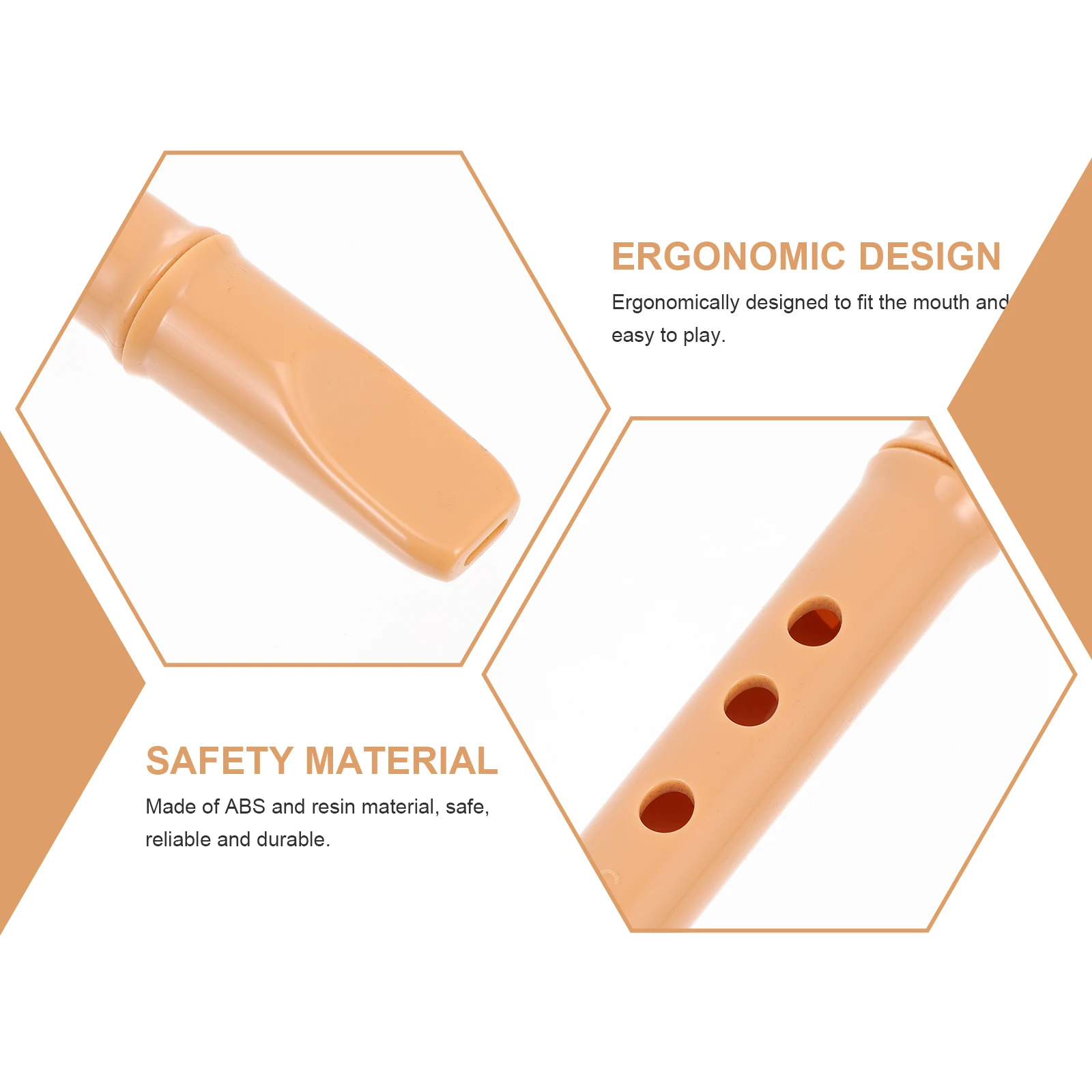 Detachable 6-Hole Abs Resin Recorder Lightweight for Children Beginner Practice Classroom Music Teaching Wind Instrument
Detachable 6-Hole Abs Resin Recorder Lightweight for Children Beginner Practice Classroom Music Teaching Wind Instrument