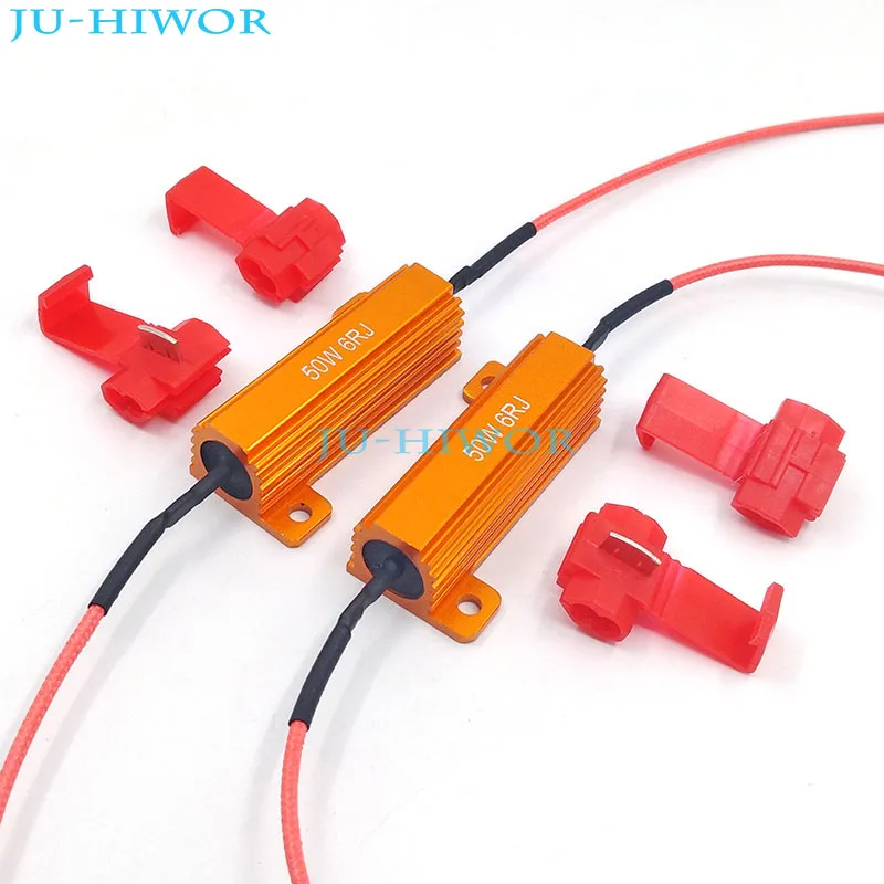 2pcs RX24 6 Ohm 50Watts Aluminium Housed High Power Decoder Resistor For LED Load Canbus Resistor Bulb Lamp
2pcs RX24 6 Ohm 50Watts Aluminium Housed High Power Decoder Resistor For LED Load Canbus Resistor Bulb Lamp