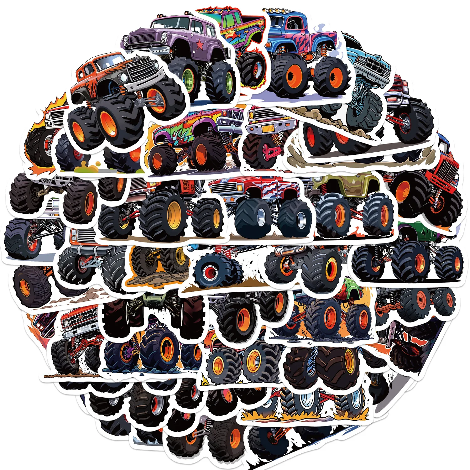 10/50PCS Monster Truck Car Graffiti Stickers Cool Car Cartoon Decal For DIY Laptop Phone Guitar Cup Skateboard Fun for Kids Toy
10/50PCS Monster Truck Car Graffiti Stickers Cool Car Cartoon Decal For DIY Laptop Phone Guitar Cup Skateboard Fun for Kids Toy