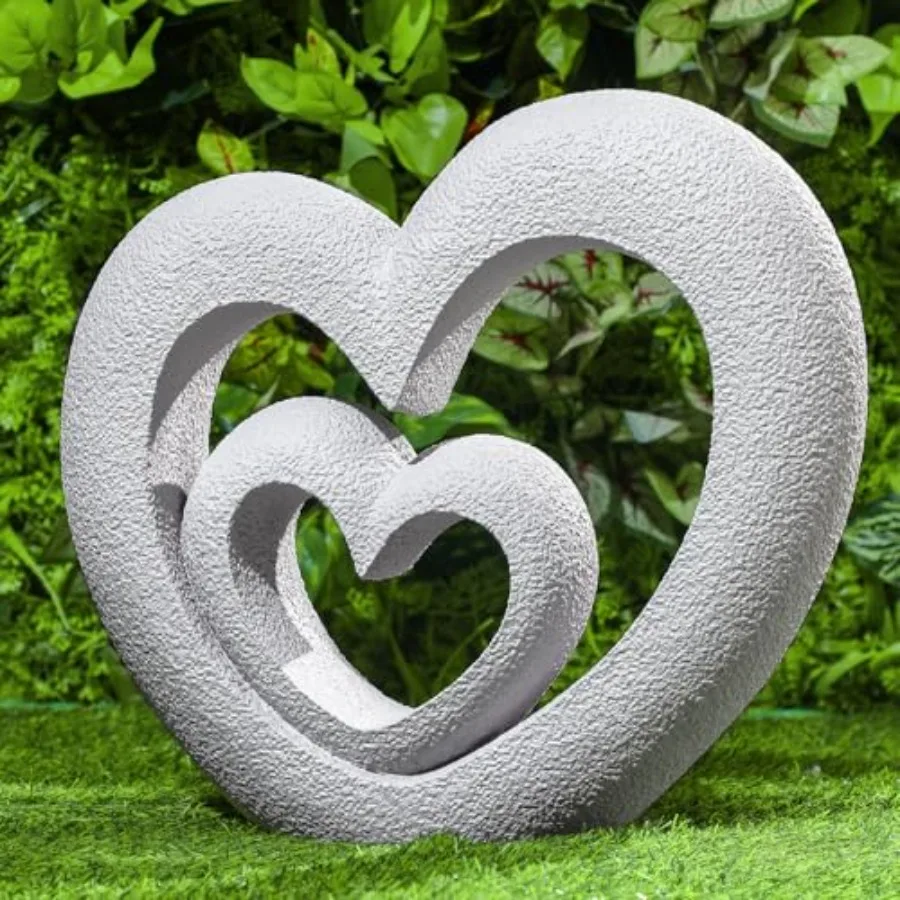 Nesting Heart Garden Sculpture Resin Outdoor Garden Statues 13. 39 x 12. 2 x 3. 15 Inches Memorial Statues for Grave Cemetery T
Nesting Heart Garden Sculpture Resin Outdoor Garden Statues 13. 39 x 12. 2 x 3. 15 Inches Memorial Statues for Grave Cemetery T