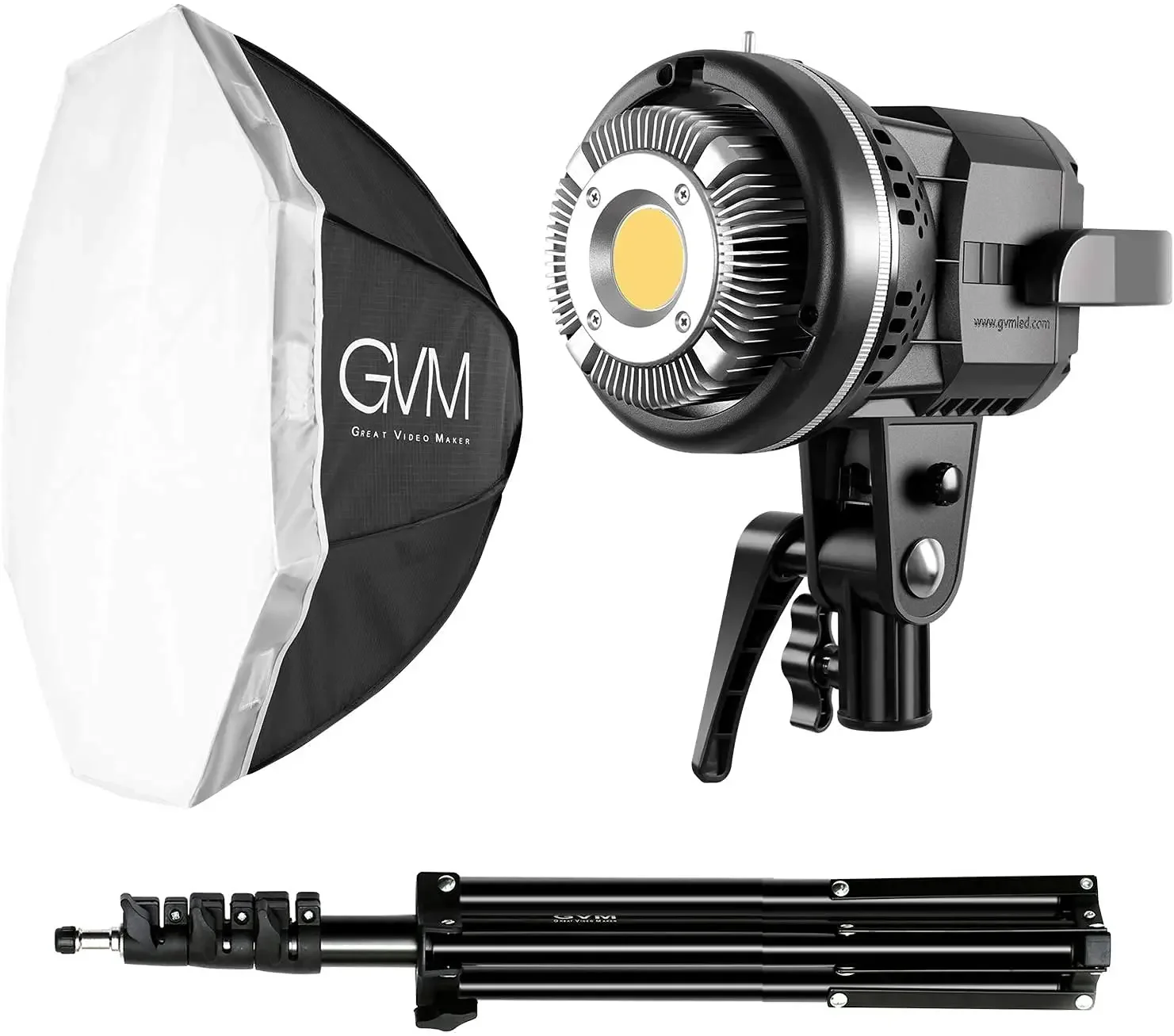GVM P80S 80W Softbox Lighting Kit With APP Control Professional Studio Photography Lighting With Digital Display LED Video Light
GVM P80S 80W Softbox Lighting Kit With APP Control Professional Studio Photography Lighting With Digital Display LED Video Light