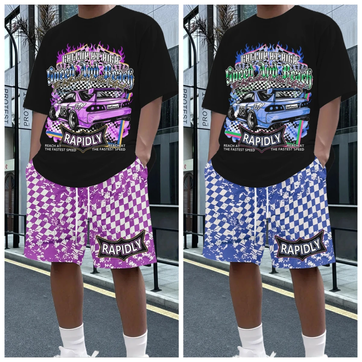 Latest T-shirt Set 3D American Trendy Men's Style Fashion Various Elements Fashion Street Men's Set Summer Top Shorts Breathable 
Latest T-shirt Set 3D American Trendy Men's Style Fashion Various Elements Fashion Street Men's Set Summer Top Shorts Breathable