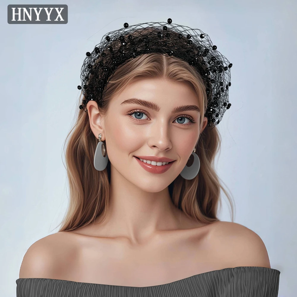HNYYX Pearl Temperament Hairband Prom Headband Wedding Bridesmaid Bridal Veil Princess Style Dress Up Hair Accessories A310
HNYYX Pearl Temperament Hairband Prom Headband Wedding Bridesmaid Bridal Veil Princess Style Dress Up Hair Accessories A310