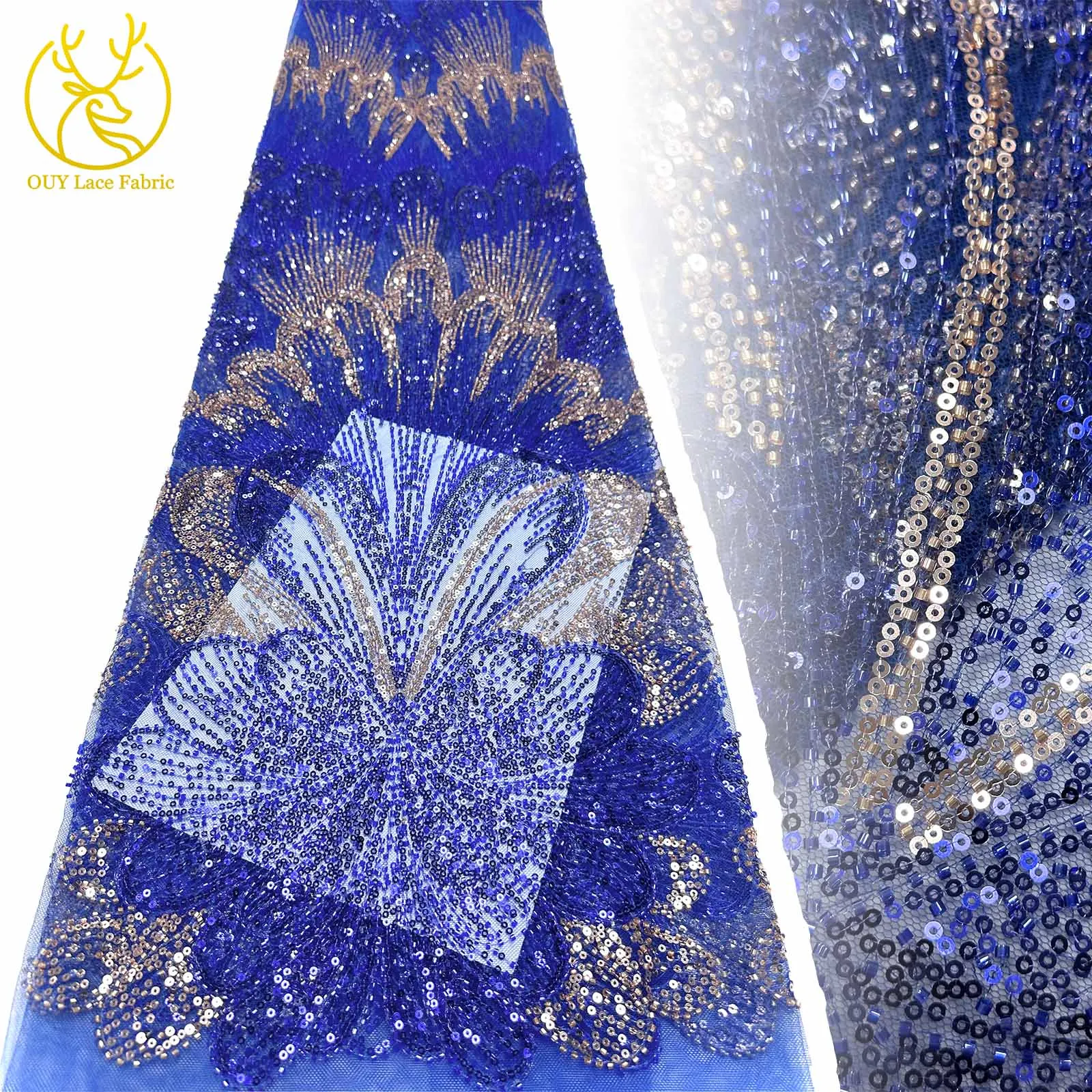 New Design African Beaded Lace Fabric 2025 High Quality Nigerian Wedding Material Luxury French Sequin Dress Fabric 5 Yards
New Design African Beaded Lace Fabric 2025 High Quality Nigerian Wedding Material Luxury French Sequin Dress Fabric 5 Yards