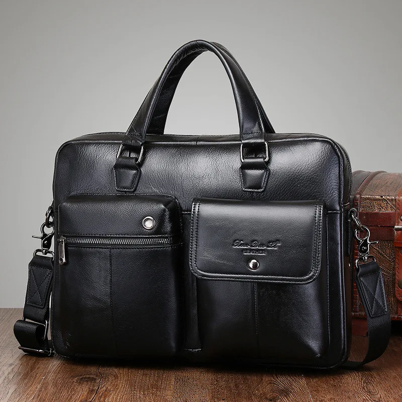 Leather single shoulder crossbody first layer cowhide briefcase computer bag business handbag large capacity retro casual fashio
Leather single shoulder crossbody first layer cowhide briefcase computer bag business handbag large capacity retro casual fashio
